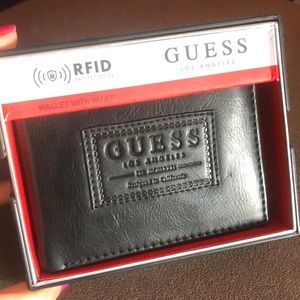 GUESS leather bifold wallet